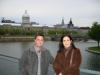 Márcia Pimentel: "Ao fundo a Old Town de Montreal"