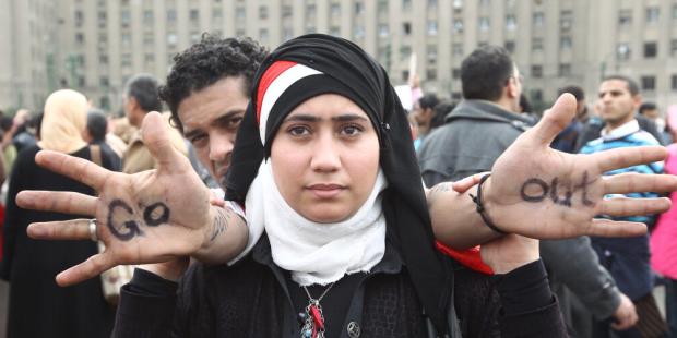 Mais de 1 milhão de pessoas protestam contra o governo no Egito nesta terça-feira Khaled Desouki/AFP