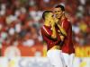 D'Alessandro comemora o gol da virada do Internacional.