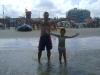 Adriano dos Santos Rodrigues:  "Eu e minha filha, Maria Vitória na praia de Atlantida Sul em Osório-RS"
