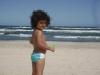 Matheus Oliveira Rosa na praia de Torres