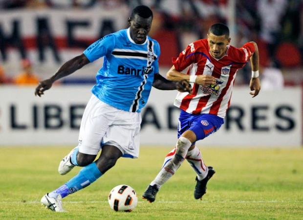 Grêmio perde de virada para o Junior Barranquilla na Libertadores Fernando Vergara, AP/ Grêmio perde de virada para o Junior Barranquilla na Libertadores Fernando Vergara, AP/