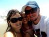 Cidreira: Nattali, Maria Eduarda e Samuel!! Na ventania!!