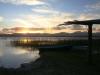 Álvaro Lopes: "Foto tirada no pôr do sol na Lagoa do Palmital, em Osório".