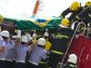 O caixão com o corpo de Alencar deixou a Base Aérea de Brasília em um carro do Corpo de bombeiros
