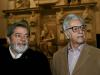 Como embaixador do Brasil na Itália, Itamar Franco e o presidente na época, Lula, em visita à Igreja de San Pietro in Vincoli, diante da escultura de Moisés, de Michelangelo, em 2005