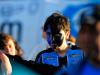 O garoto foi com a cara pintada para torcer pelo Grêmio contra o São Paulo