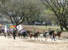Cavalgada celebra os mil dias para a Copa...