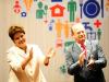 No Teatro Dante Barone, Dilma participou do lançamento do Pacto Brasil Sem Miséria ao lado do governador Tarso Genro