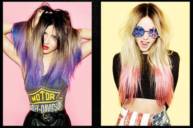 Aposta para o verão no Brasil, dip-dye hair já conquistou personalidades do showbiz B27 Jeans, Divulgação/
