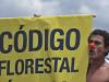Com cartazes, manifestantes realizaram mobilizações em Brasília
