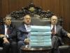 Jorge Viana e Luiz Henrique com o presidente da Casa, José Sarney