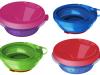 Pratinhos térmicos de 460ml contam com ventosas, assim como as tigelas de 430ml com tampa 