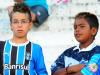 A torcida-mirim gremista também compareceu ao estádio