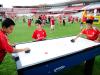 Crianças se divertiram com atividades no gramado do Beira-Rio