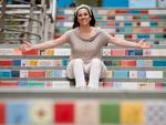 Artemosfera - Escadaria ganha revestimento de azulejos com frases de personalidades e moradores da região