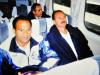 Em viagem ao lado de Scolari para o Mundial Interclubes pelo Grêmio, em 1995