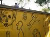 Obra do artista Gelson Radaelli, localizada na Praça Dom Feliciano