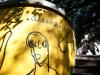 Obra do artista Gelson Radaelli, localizada na Praça Dom Feliciano