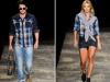 A TNG, último desfile do 2º dia, teve a presença dos atores globais Carolina Dieckmann e Marcelo Serrado 