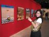 A estudante de design, Hanna Rodrigues Pinto, de 20 anos conferiu a exposição