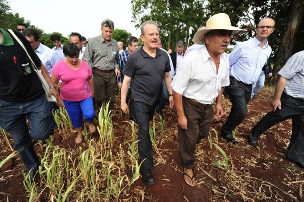 Tarso e ministros visitam propriedade rural em Joia Diego Vara/