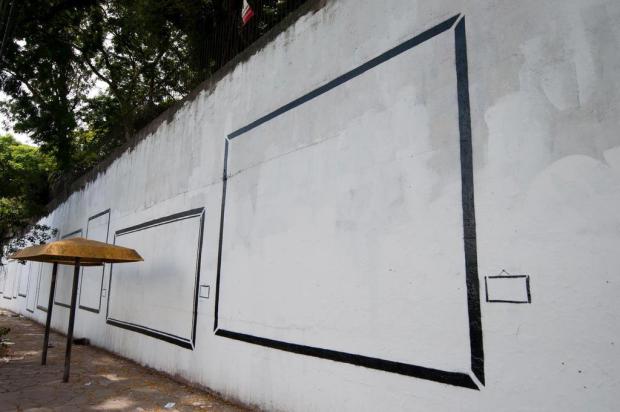 Obra do Artemosfera abre espaço para galeria a céu aberto Tárlis Schneider/Agencia RBS Obra do Artemosfera abre espaço para galeria a céu aberto Tárlis Schneider/Agencia RBS