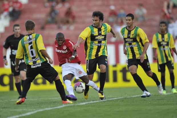 Sub-23 do Inter lamenta desempenho do primeiro tempo contra o Cerâmica Mateus Bruxel/