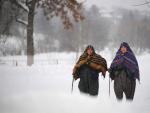 Imagens do inverno europeu