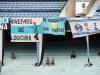 Torcedores começaram a chegar ao estádio horas antes do início da partida