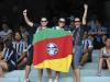 Torcedoras gremistas foram ao Olímpico para apoiar o time