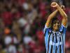 Marcelo Moreno comemorou seu primeiro gol em clássicos Gre-Nal