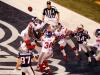 Aaron Hernandez (81) não conseguiu segurar a bola no último lance da partida, que poderia ter dado a vitória ao New England