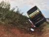 Conforme Comando Rodoviário da Brigada Militar de Coxilha, o ônibus teria perdido o controle no km 19 da rodovia Coxilha - Passo Fundo (ERS-135)