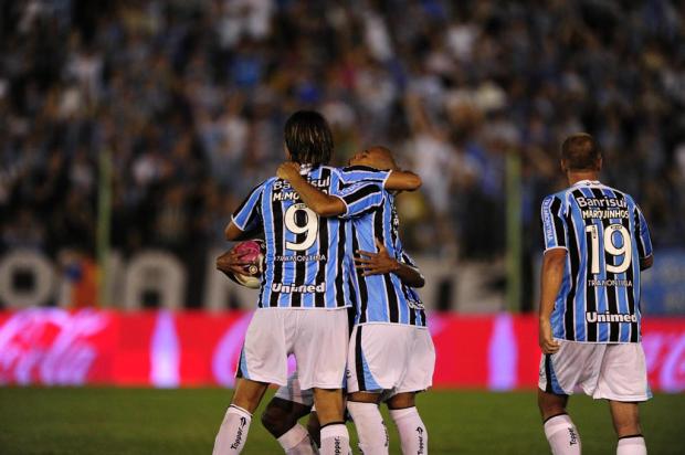 Jogadores do Grêmio atribuem vitória à mudança de postura no segundo tempo Ricardo Duarte/ Jogadores do Grêmio atribuem vitória à mudança de postura no segundo tempo Ricardo Duarte/