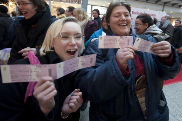 Festival de Berlim inicia com números superlativos apesar da crise na Europa SEBASTIAN KAHNERT/AFP