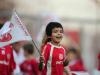 Crianças entram em campo no Estádio Beira-Rio antes do jogo entre Inter e Juan Aurich