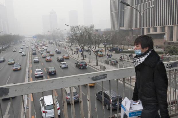 Críticas na Internet levam China a combater poluição Gilles Sabrie/NYTNS