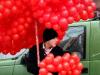 Um vendedor de balões trabalha durante o Valentine´s Day em Ancara, na Turquia