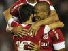 Inter comemora a vítória sobre o Cruzeiro no Estádio Beira-Rio