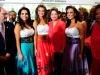 Presidente posou ao lado da rainha e princesas da Festa da Uva 2012