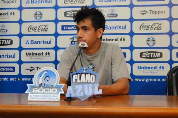 Saimon reconhece má fase no Grêmio e projeta retorno ao time contra o São José Adriano de Carvalho/Agencia RBS