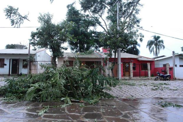 Temporal causa estragos em Cachoeira do Sul Marcus Tatsch/Especial