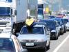 Ao meio-dia havia 23 quilômetros de congestionamento de Sombrio a Araranguá e 27 quilômetros de Tubarão a Laguna