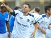 Alex, do São José, comemorando seu gol aos 5 minutos do segundo tempo