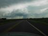 Nuvem de chuva vista da BR-158, perto do trevo de Tupanciretã