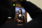 Apresentada a 'gêmea' de Mona Lisa, pintada lado a lado com Da Vinci (DOMINIQUE FAGET/AFP)