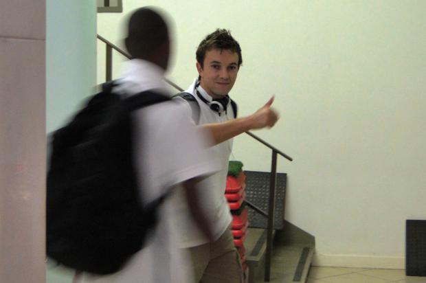 Inter chega ao Beira-Rio para embate das 22h contra o Grêmio pelo Gauchão Alexandre Ernst/ Inter chega ao Beira-Rio para embate das 22h contra o Grêmio pelo Gauchão Alexandre Ernst/