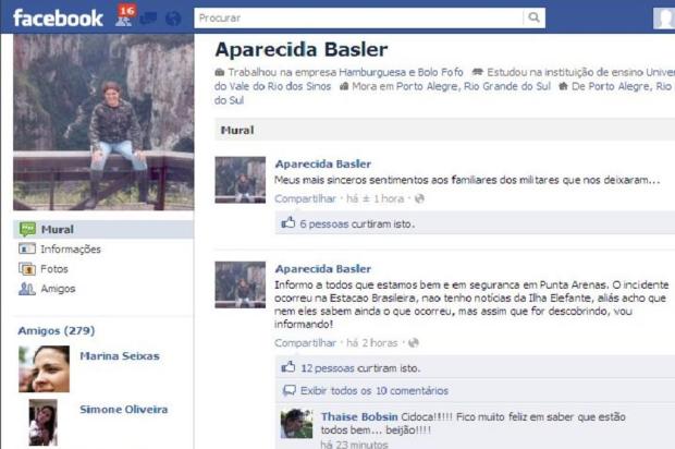 "Estamos bem e em segurança", diz pesquisadora gaúcha resgatada de Estação na Antártica Reprodução/Facebook