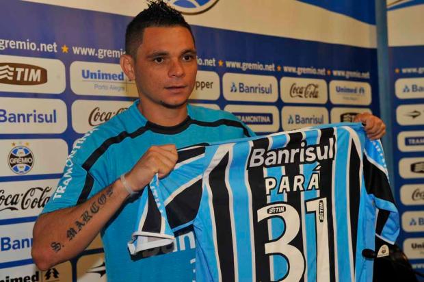 Sondado pelo Vasco, Pará é apresentado no Olímpico: "Preferi vir para o Grêmio" Genaro Joner/